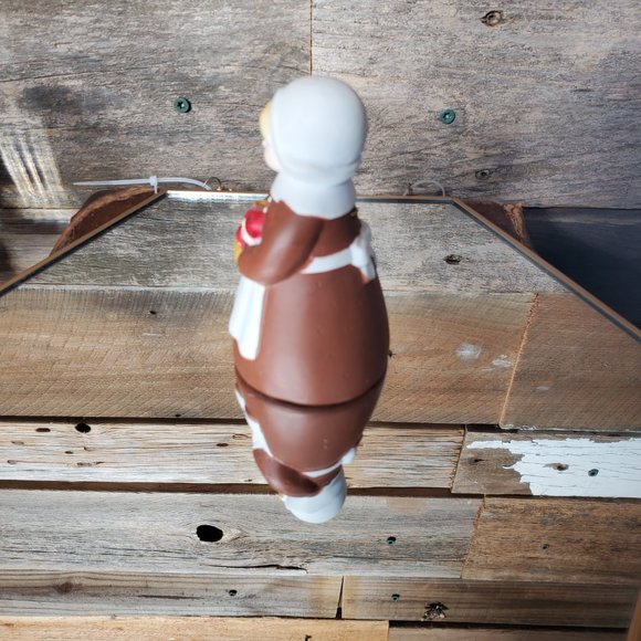 Russ Berrie Bell - Pilgrim Lady with Basket of Apples - Picture 6 of 7